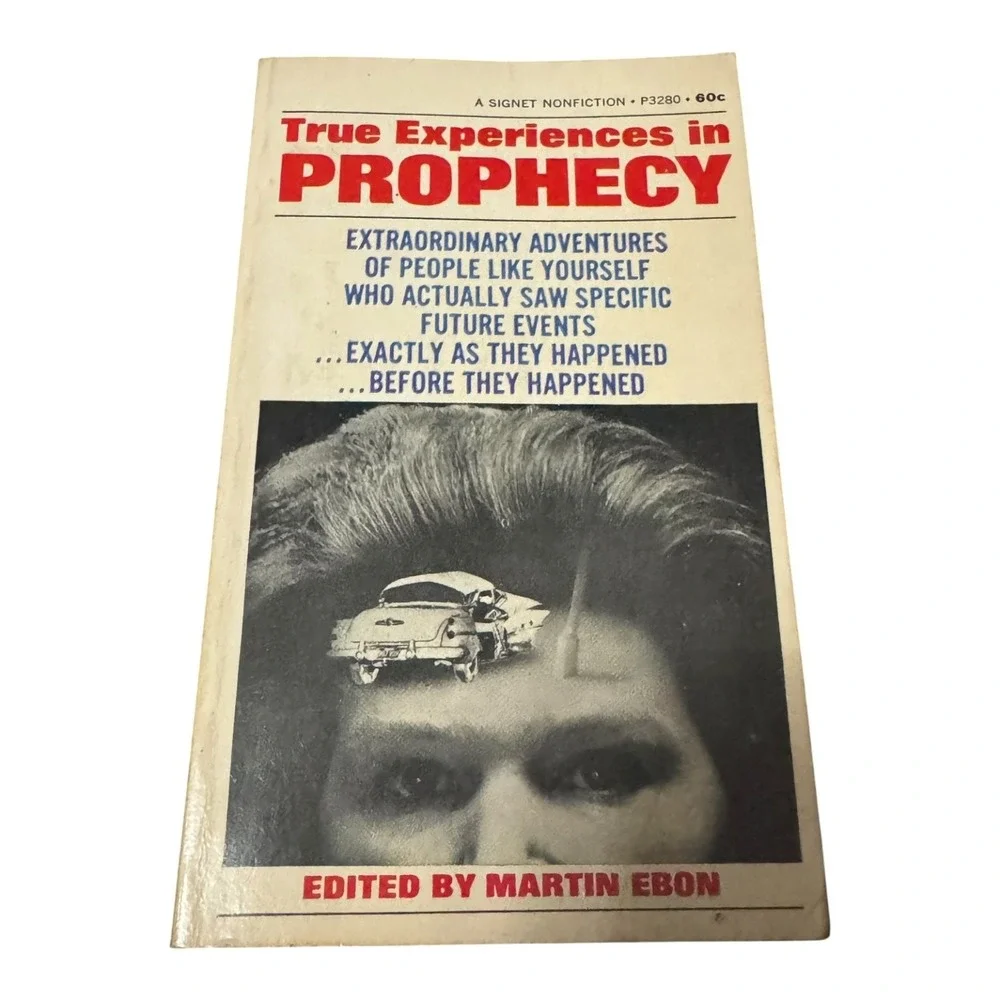Vintage True Experiences in Prophecy 1967 Signet Nonfiction Martin Ebon Psychic